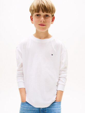 Tommy Hilfiger KB09846 Essential t-shirt l/s YBR white