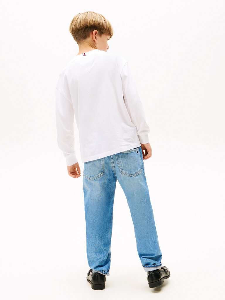 Tommy Hilfiger KB09846 Essential t-shirt l/s YBR white