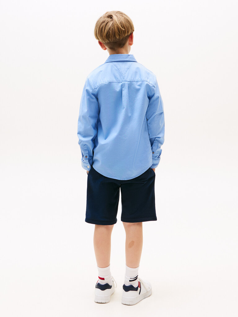 Tommy Hilfiger KB08728 Flag oxford shirt l/s C14 Cloudy blue