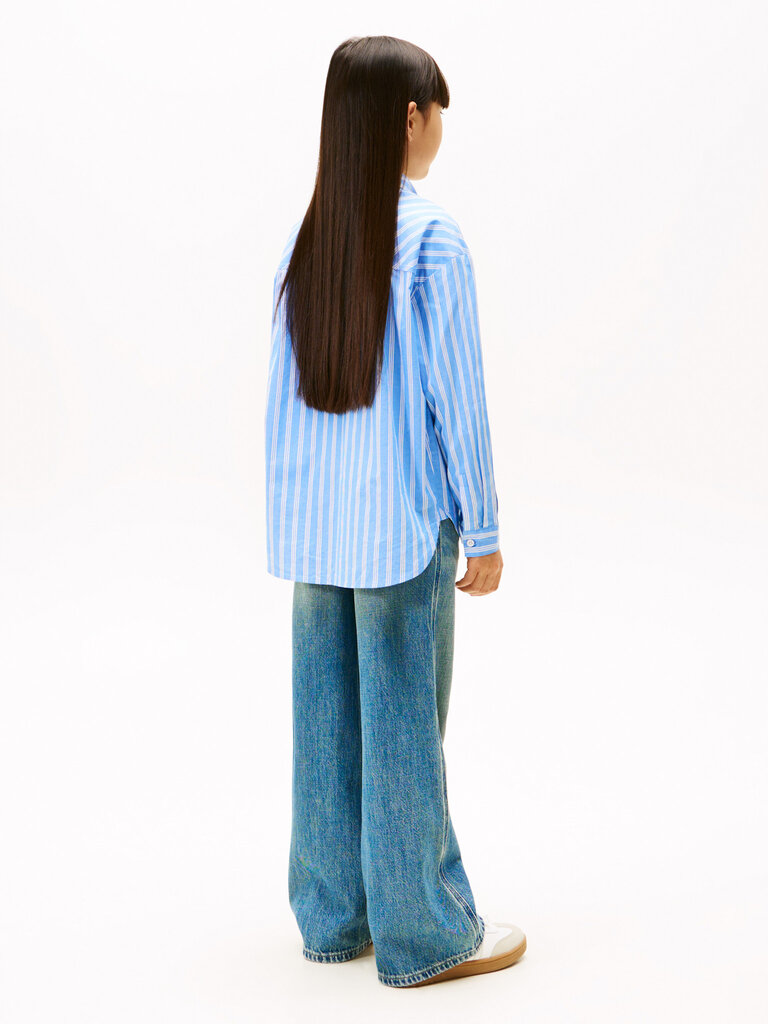 Tommy Hilfiger KG08820 Stripe shirt l/s C1T light blue stripes