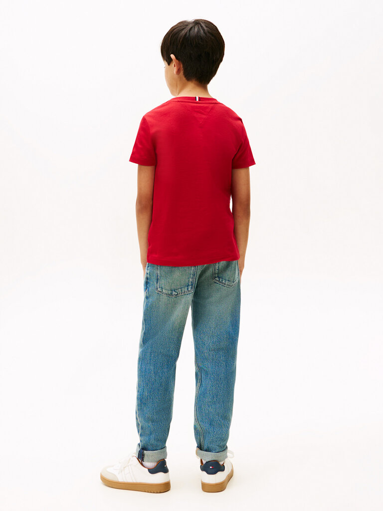 Tommy Hilfiger KB10118 Varsity interlock t-shirt XLD medium red