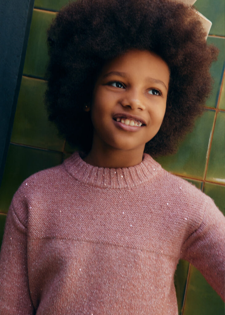 Abel & Lula 5543 Knit skirt set 055 rose