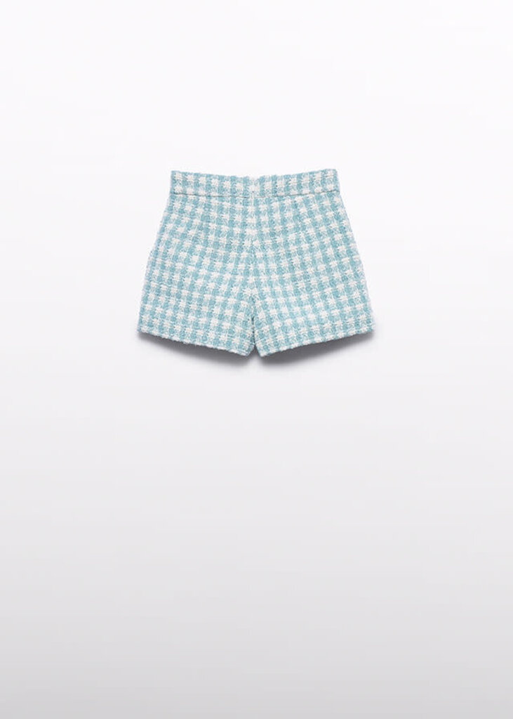 Abel & Lula 5719 Plaid shorts 009 Aqua