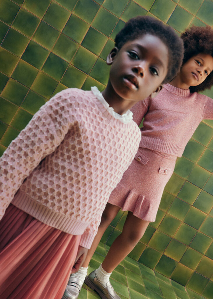 Abel & Lula 5828 Jacquard jersey 008 Petal