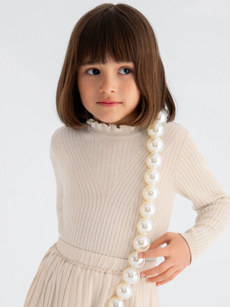 Abel & Lula 5835 Knitting turtleneck 086 almond