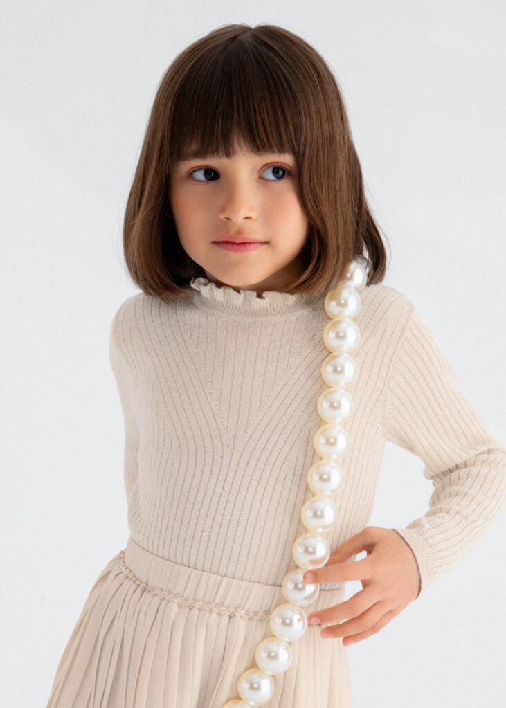 Abel & Lula 5835 Knitting turtleneck 086 almond