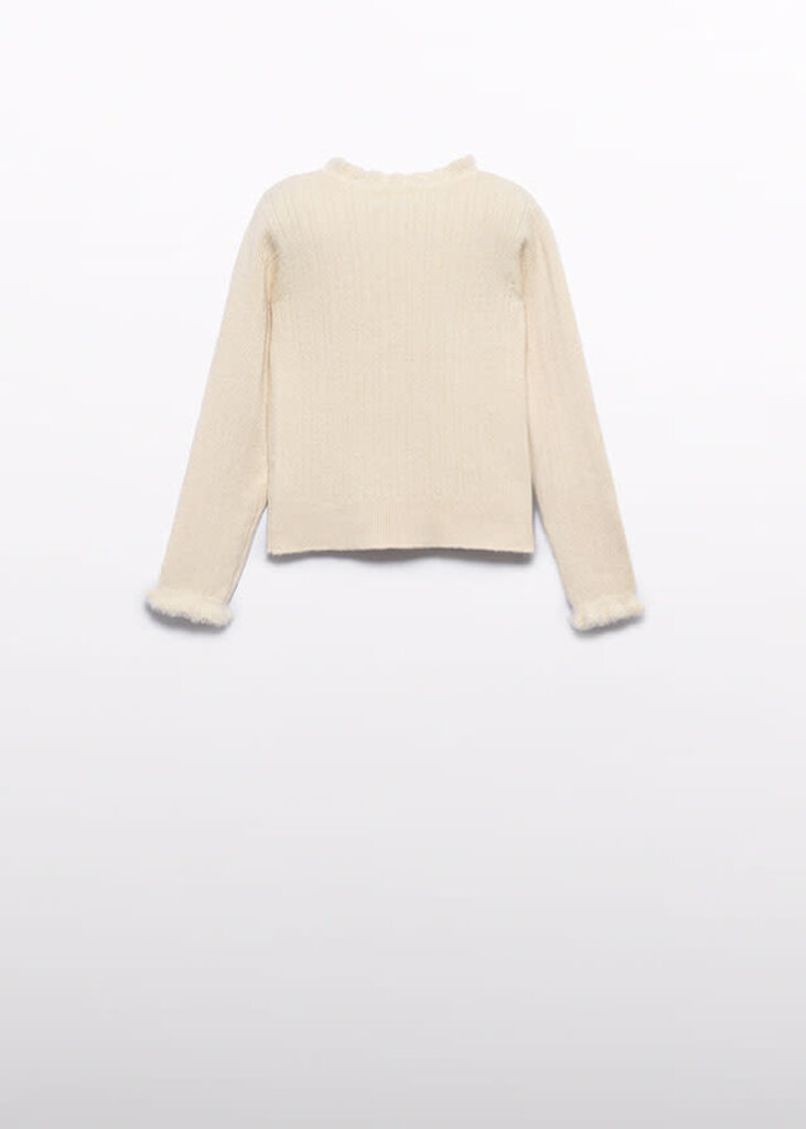 Abel & Lula 5835 Knitting turtleneck 086 almond