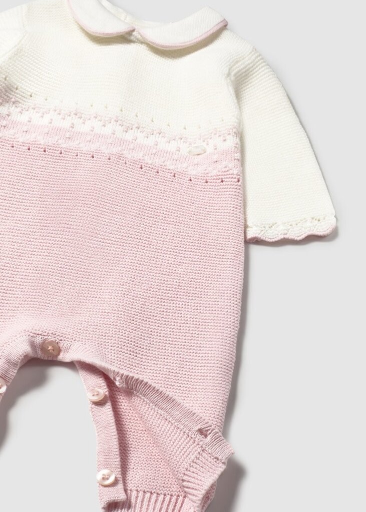 Mayoral 2601 Tricot romper 025 crystal