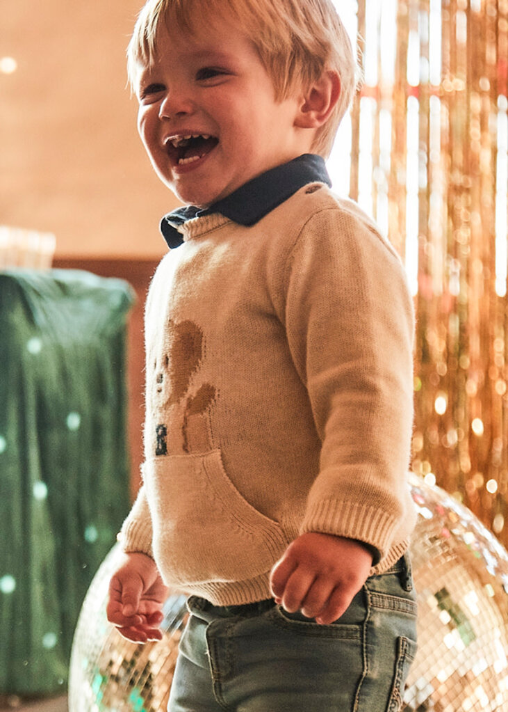 Mayoral 2341 Oversized jumper 059 oat