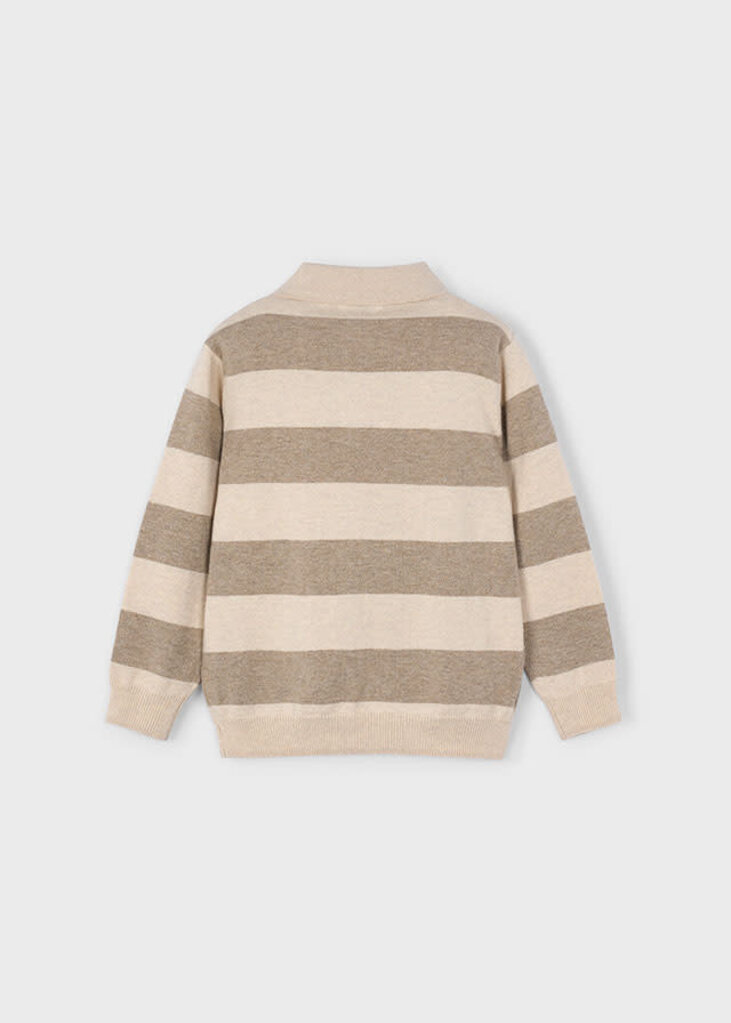 Mayoral 4122 L/s knit polo 024 H. mole