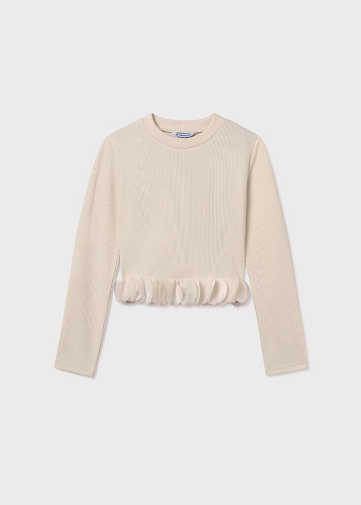 Mayoral 7030 Petals top 031 macchiato