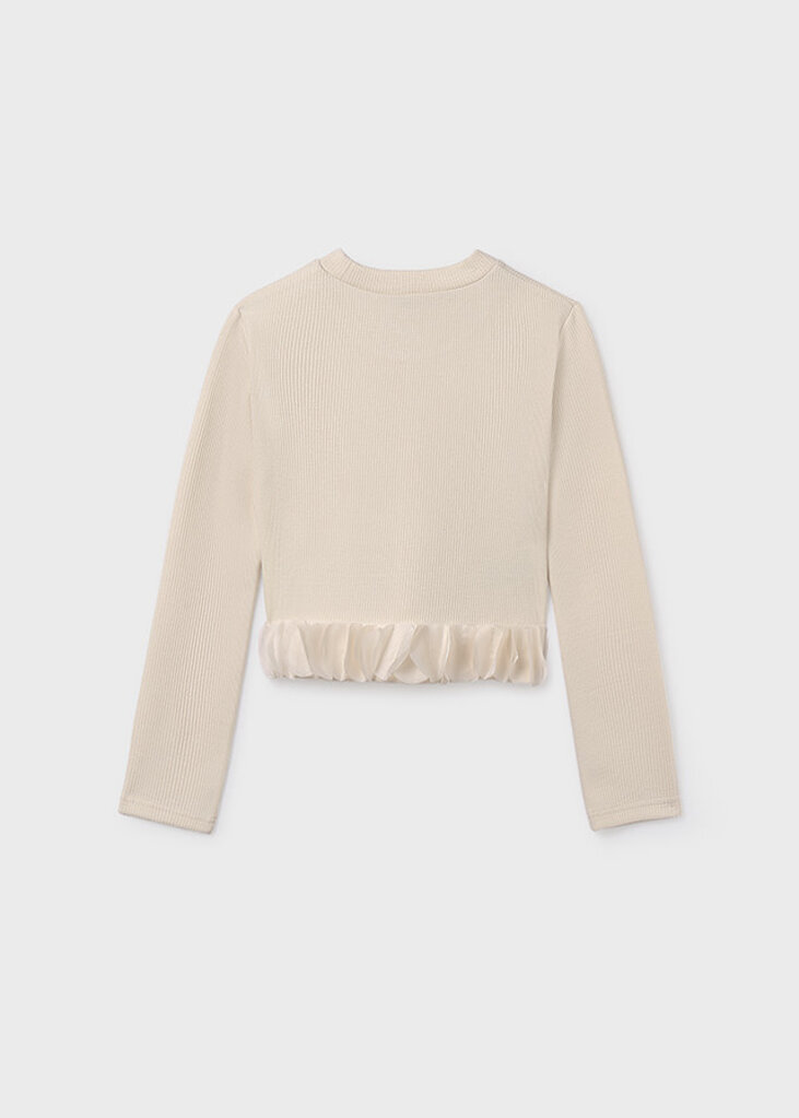 Mayoral 7030 Petals top 031 macchiato