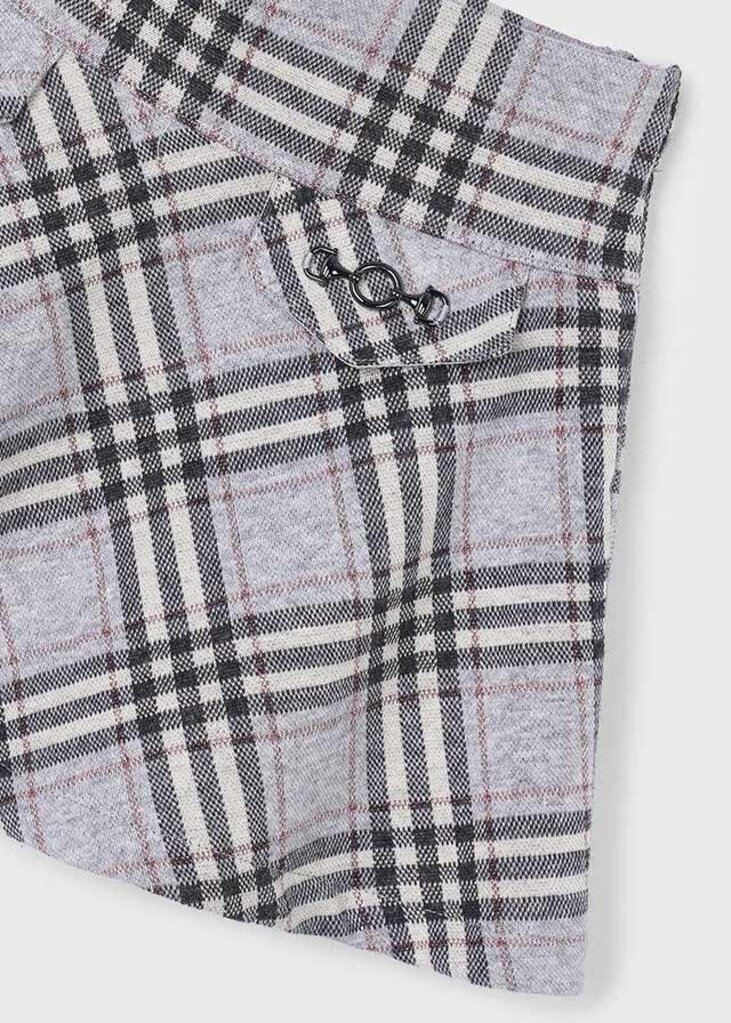 Mayoral 4905 Jacquard knit skirt 088 silver