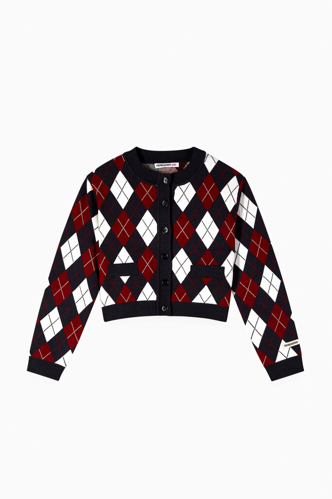 7K0067 K289 cardigan F4M8 blue white