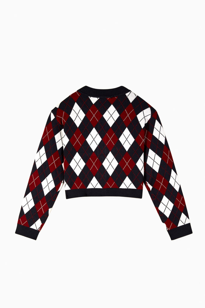 7K0067 K289 cardigan F4M8 blue white