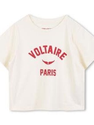 Zadig & Voltaire X60459 T-shirt km écru