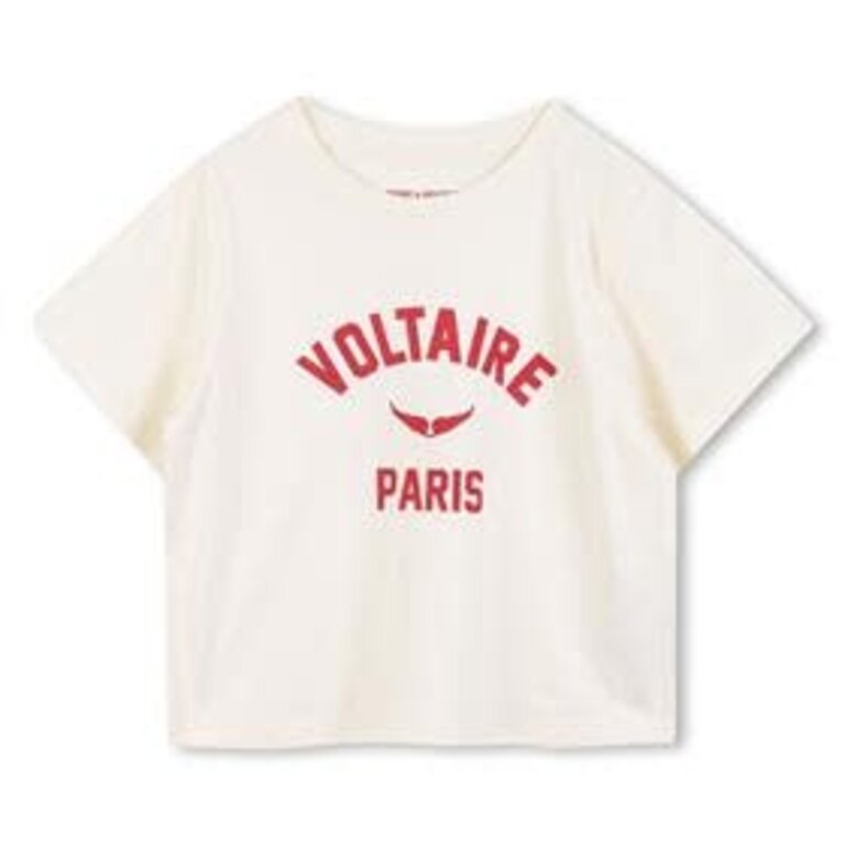 Zadig & Voltaire X60459 T-shirt km écru
