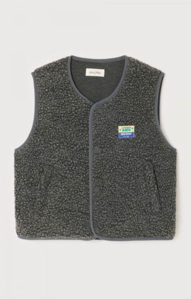 American Vintage KHOK16EH Vestes Charcoal