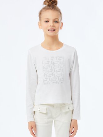 Liu Jo GF5035J0088 T-shirt B3951 Sn. white/LJ