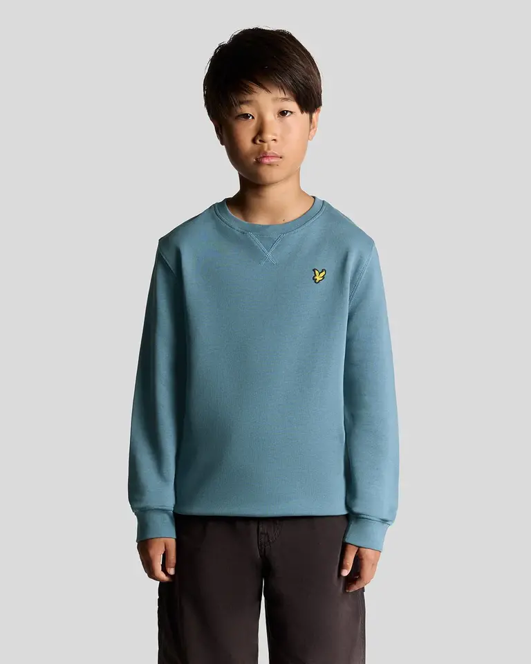 Lyle & Scott MLB2000V Crew neck sweat X861 ocean sky