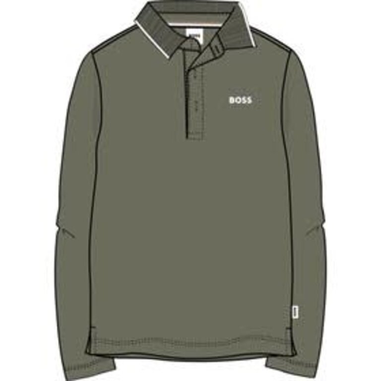 BOSS J52330 Polo lange mouwen
