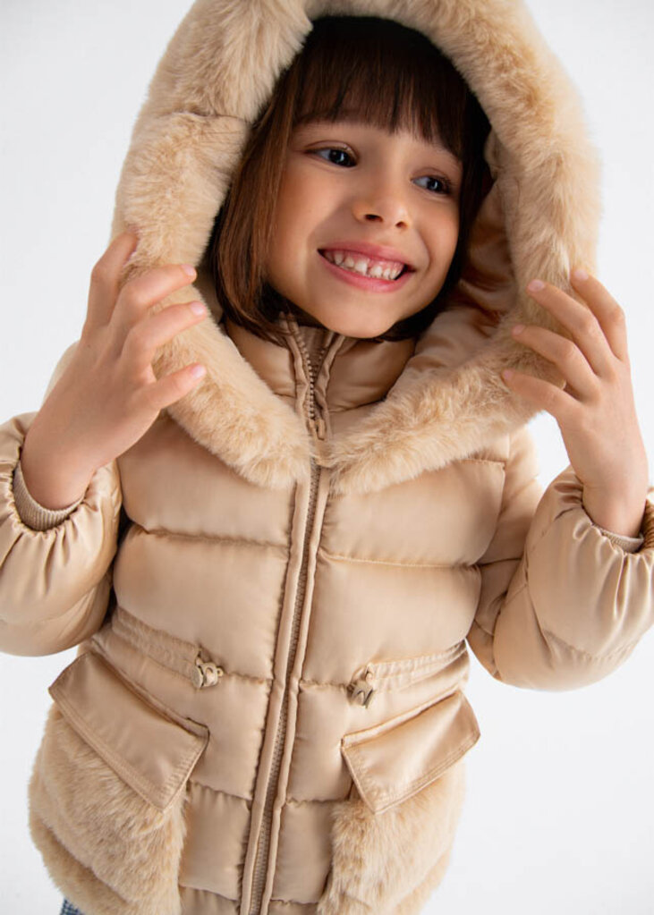 Abel & Lula 5849 Satin coat 094 camel