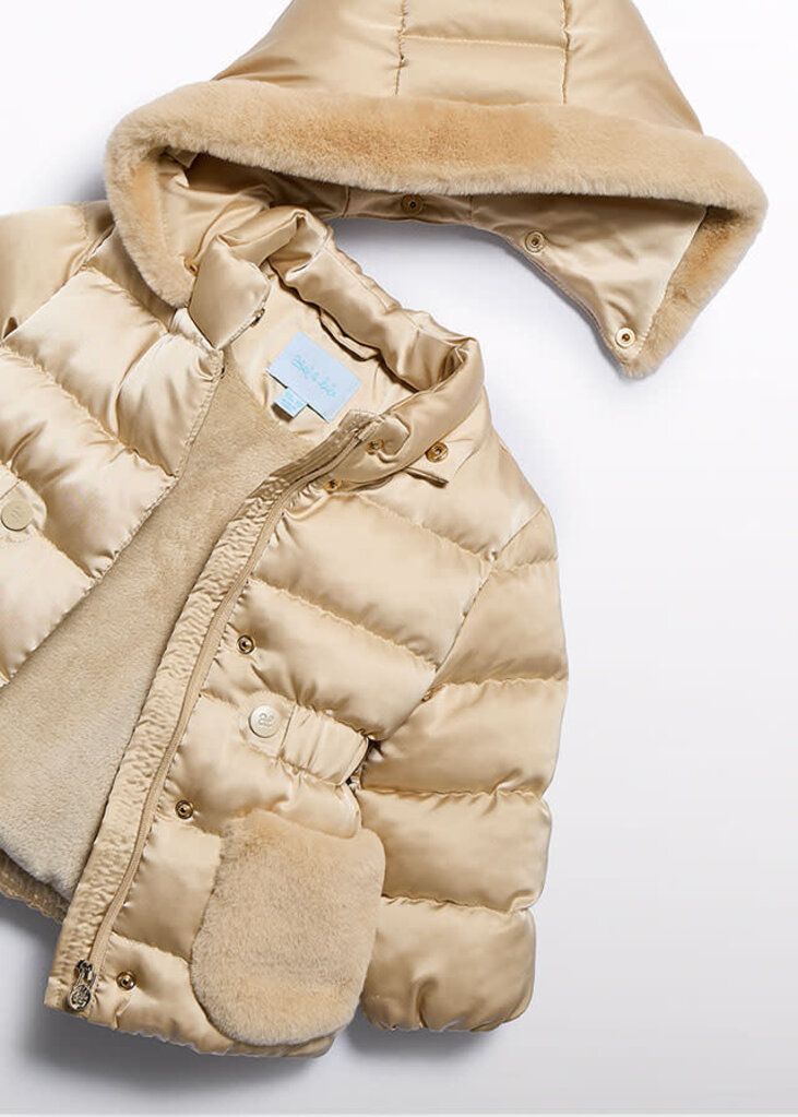 Abel & Lula 5821 Satin coat 020 almond