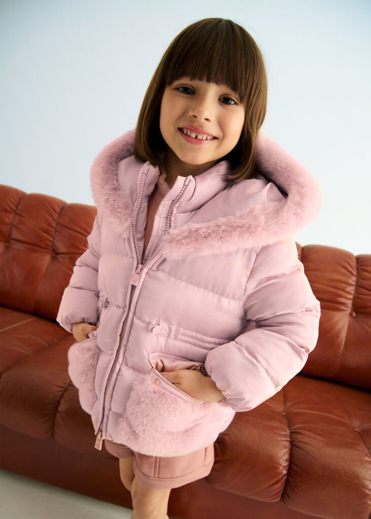 Abel & Lula 5849 Satin coat 015 petal