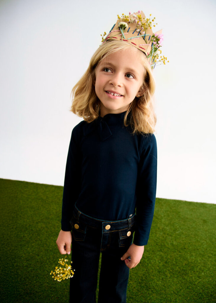 Abel & Lula 5607 Knitting turtleneck 060 navy
