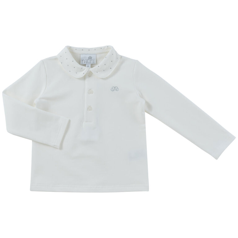 Natini Top Sparkle Offwhite