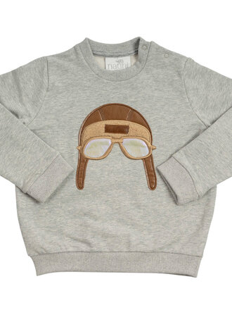 Natini Sweater Pilot grey-brown