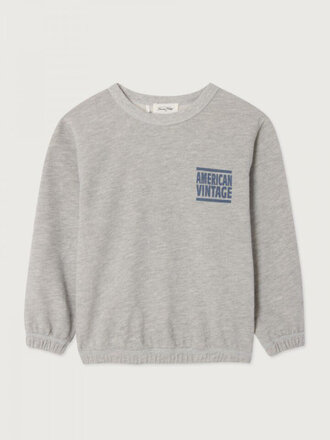 American Vintage KZOF03BH Sweats Heather grey grisch