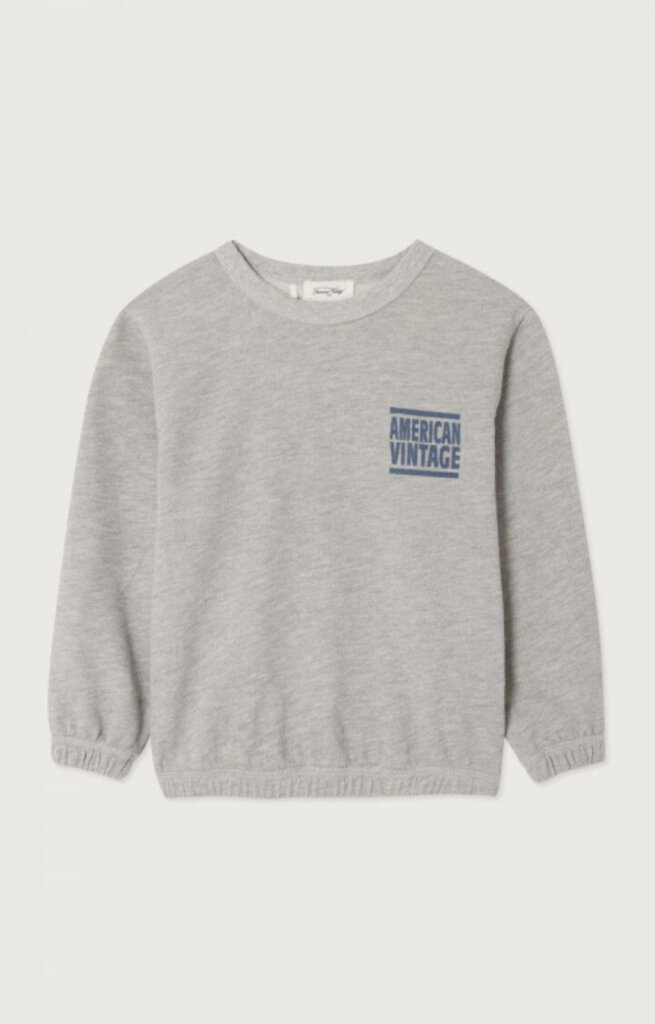 American Vintage KZOF03BH Sweats Heather grey grisch