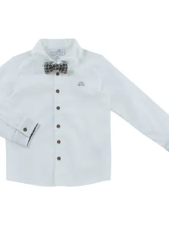 Natini Shirt Pierrot Bow white