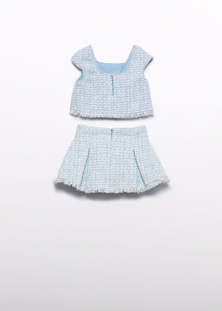 Abel & Lula 5059 Skirt set 011 sky blue