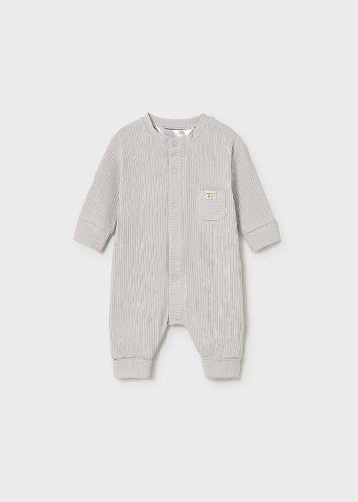 Mayoral 1726 Long onesie without footie 073 silver