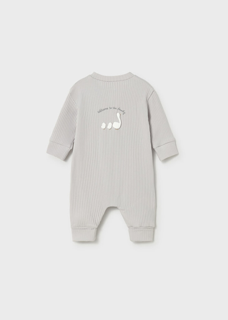 Mayoral 1726 Long onesie without footie 073 silver