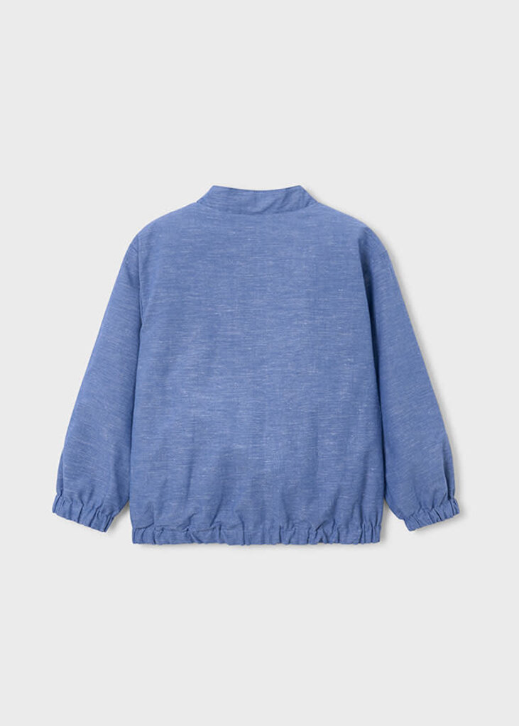 Mayoral 3444 Reversible linen windbraker 048 indigo