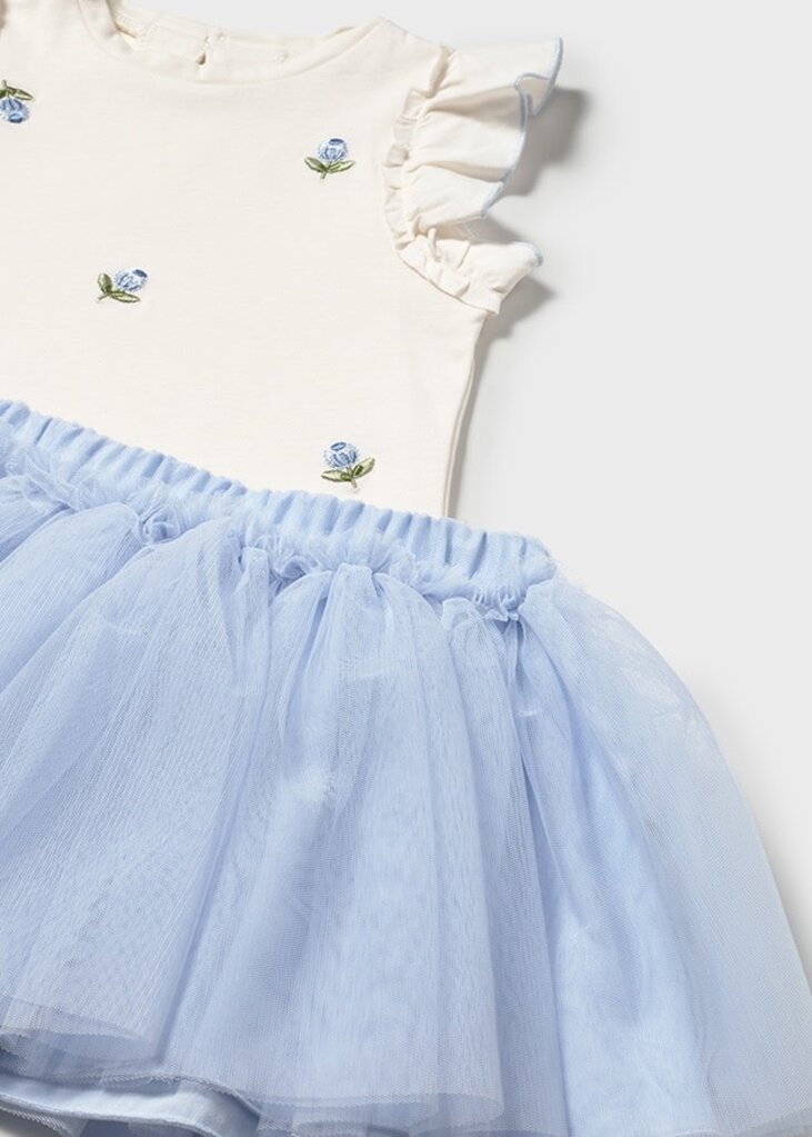 Mayoral 1933 Tulle skirt set 045 sky