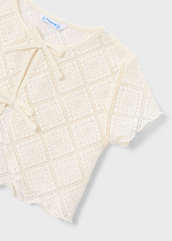 Mayoral 3015 2 pc crochet t-shirt set