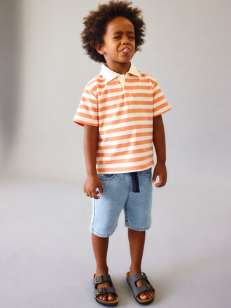 Mayoral 3210 Bermuda soft denim jogger 076 light