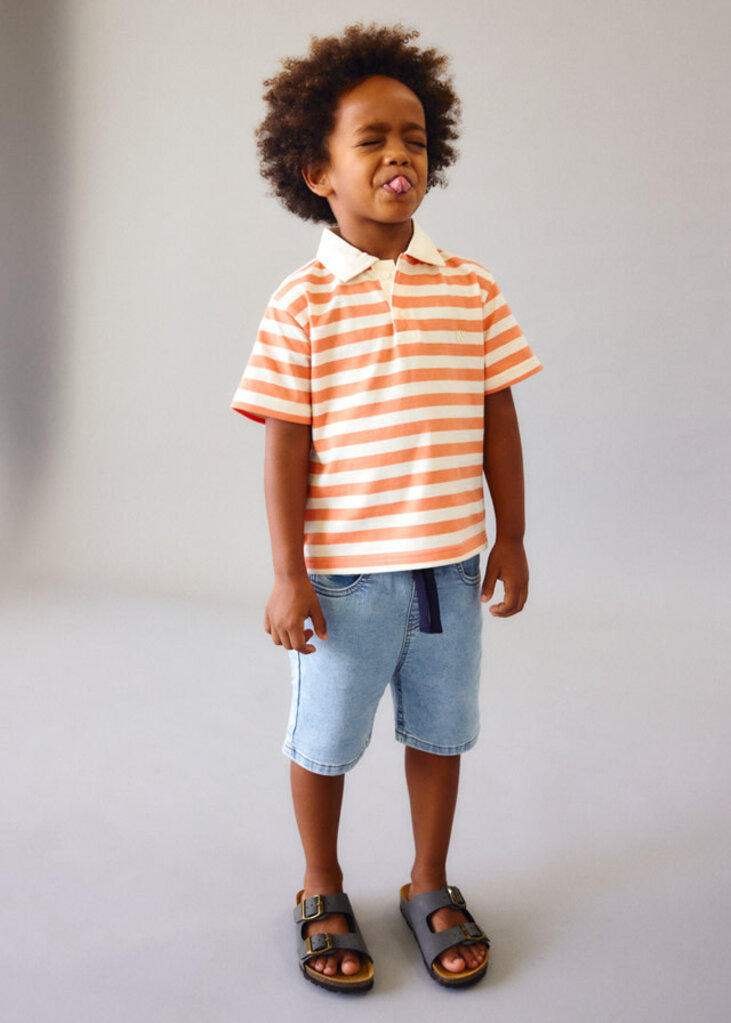 Mayoral 3210 Bermuda soft denim jogger 076 light