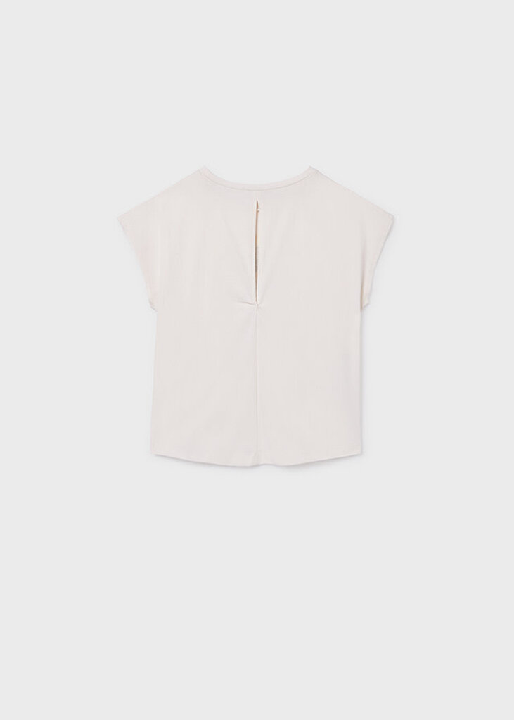 Mayoral 6010 S/s printed t-shirt 011 bone