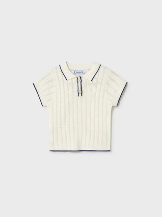 Mayoral 1104 S/s polo 026 natural