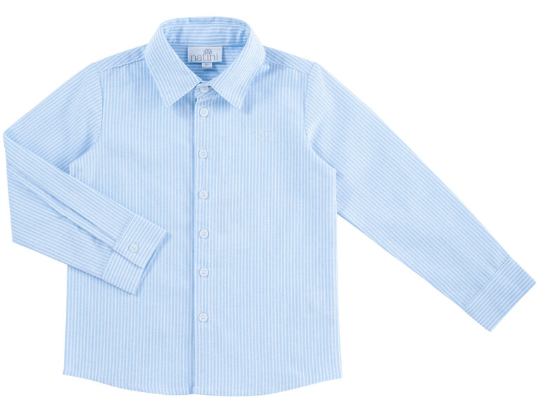 Natini 1220-14226-0240 Shirt Leon white-blue
