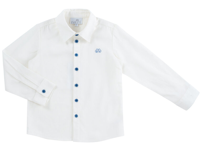 Natini 1220-14227-0002 Shirt Emile white