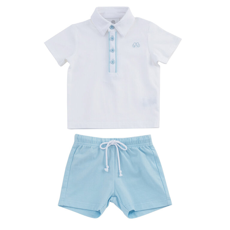 Natini 1140-10811-0240 Pyjama Richie whtie/blue