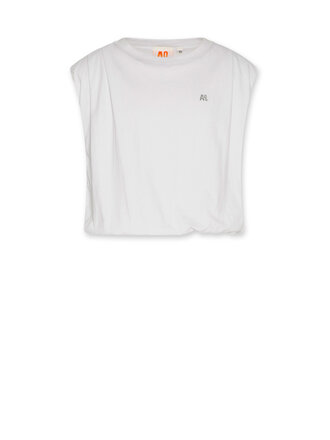 Ao76 126-1030-107c elle t-shirt pearls OL white