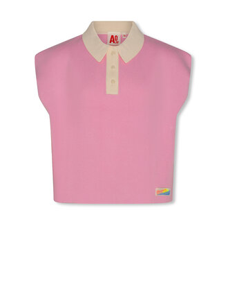 Ao76 126-1208-800 tara polo soft pink