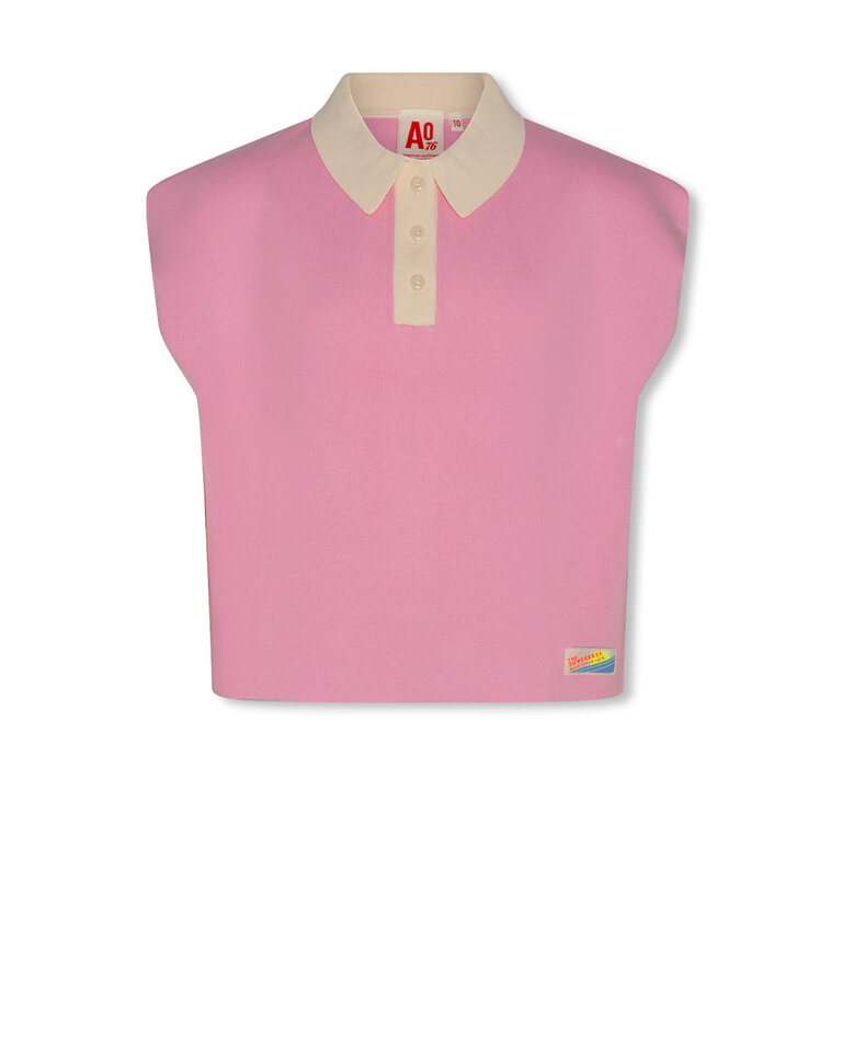 Ao76 126-1208-800 tara polo soft pink